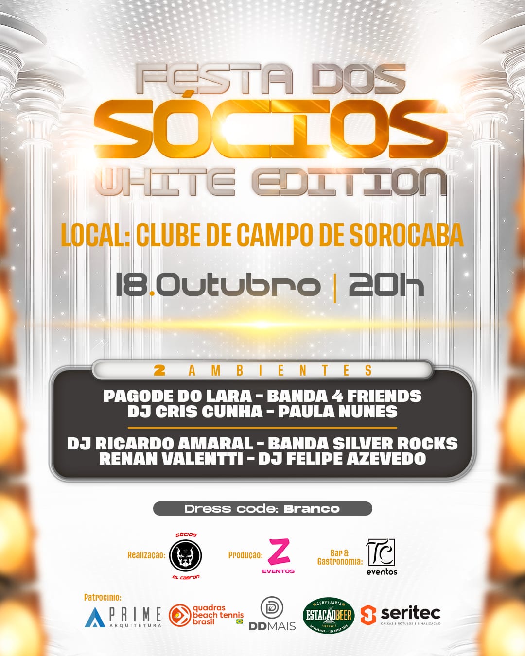 Clube de Campo Sorocaba recebe Festa do Branco em outubro