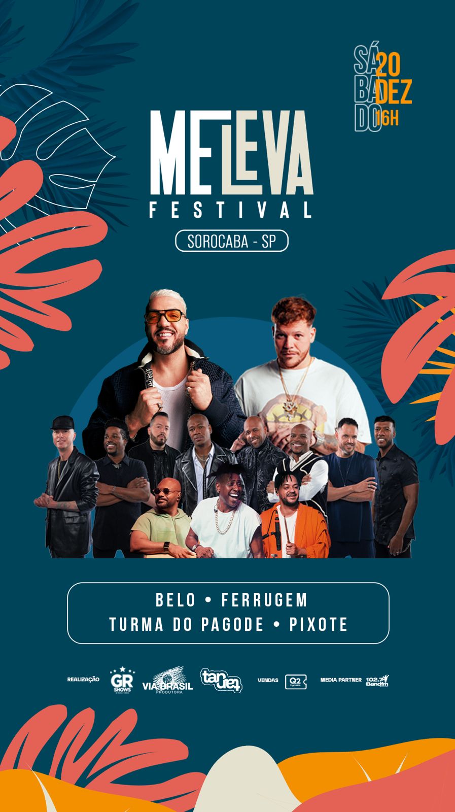 Ingressos para o “Me Leva Festival Sorocaba” começam a ser vendidos nesta terça-feira, 14, às 18h