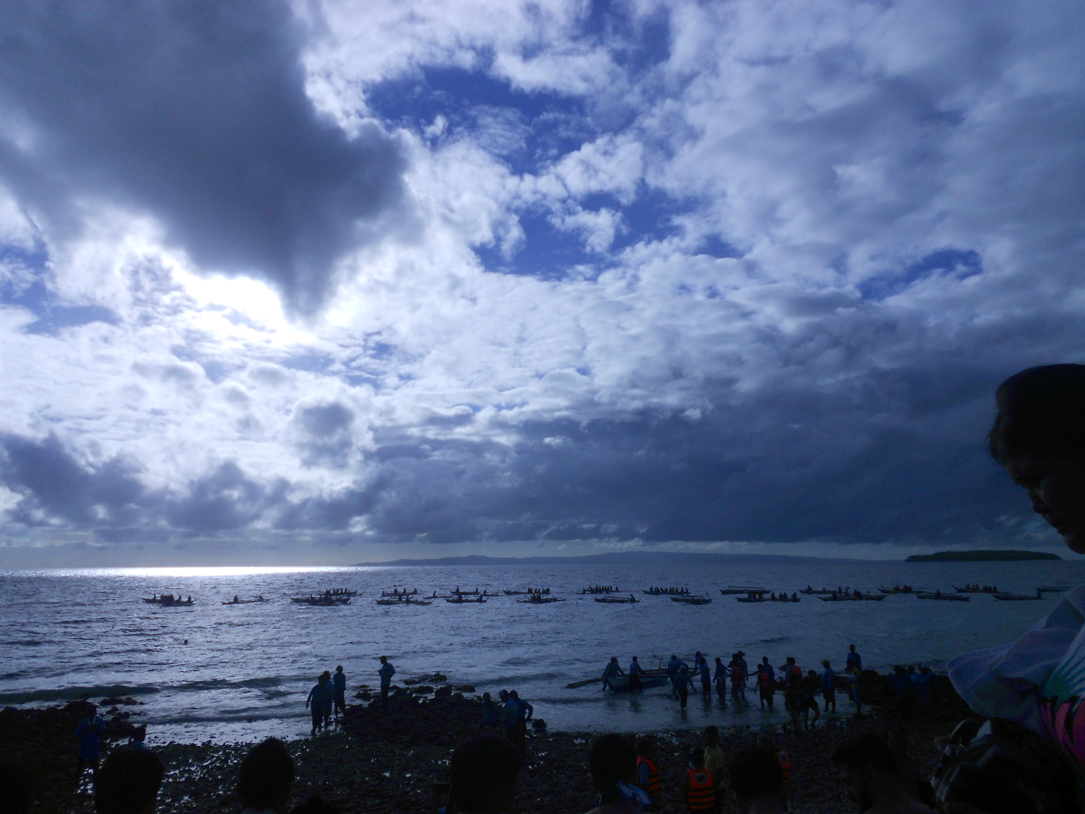 boats from afar