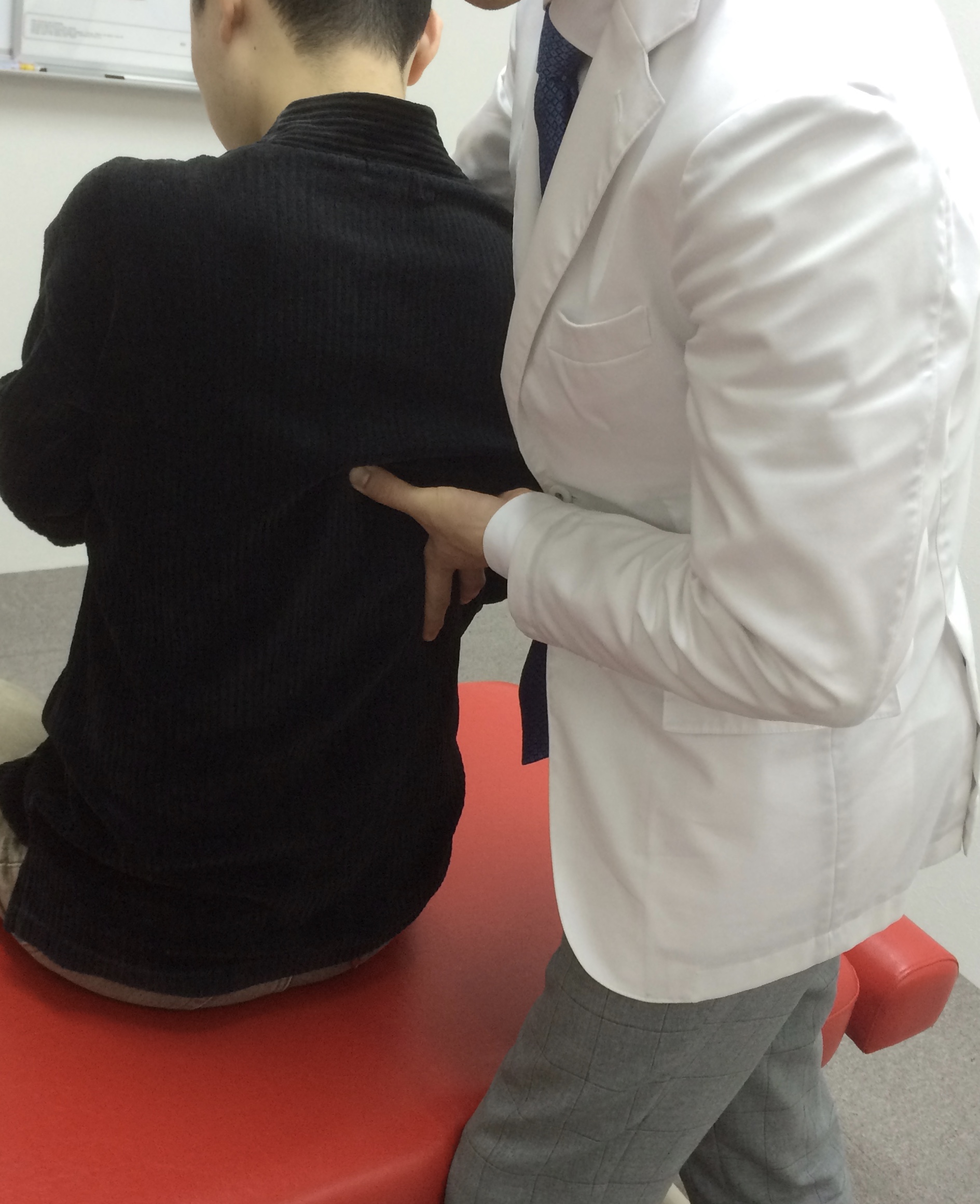座位での調整