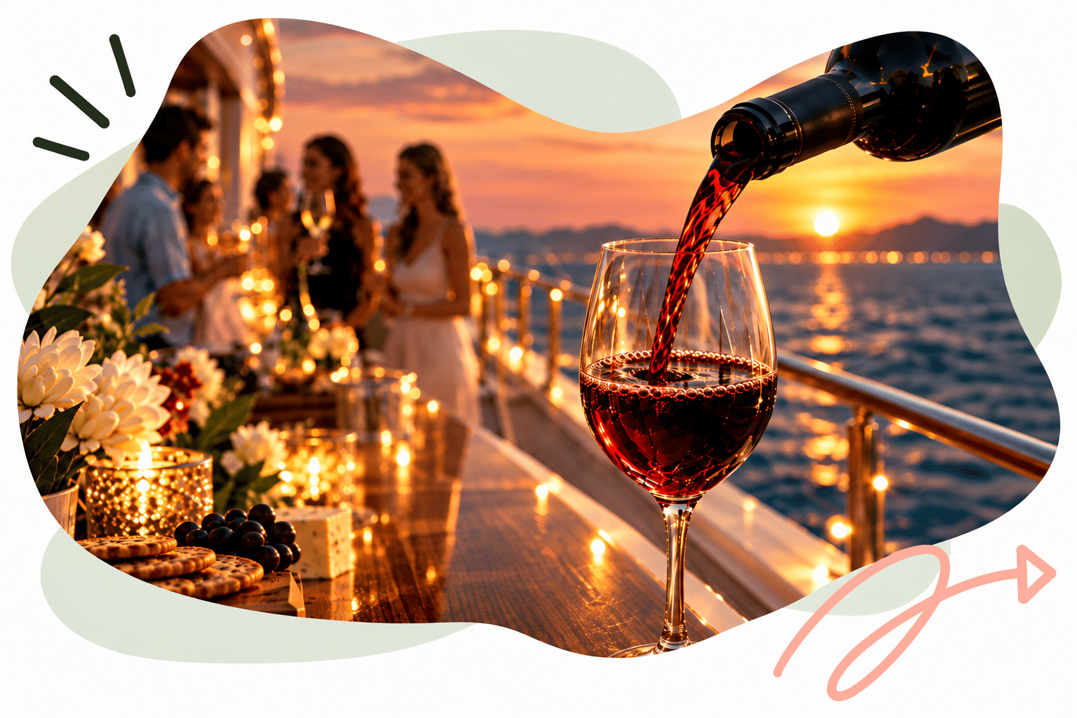 Palm Beach International Wine Experience website design preview