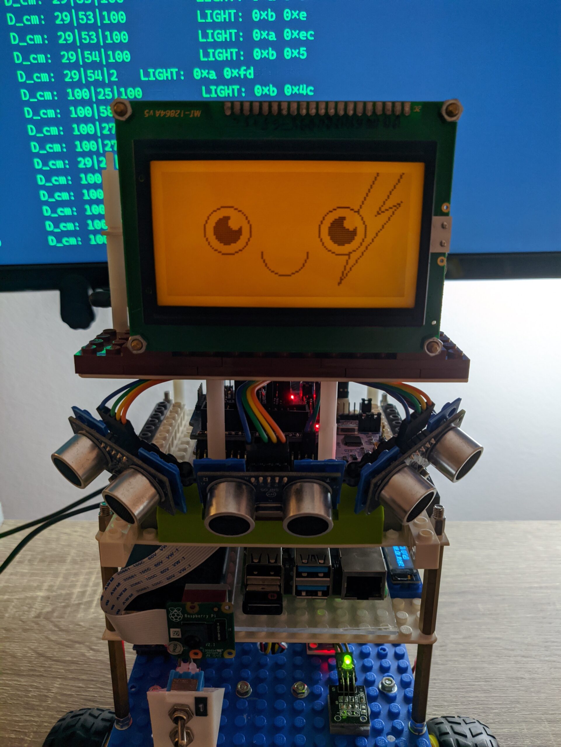 Three Ultrasound Sensors