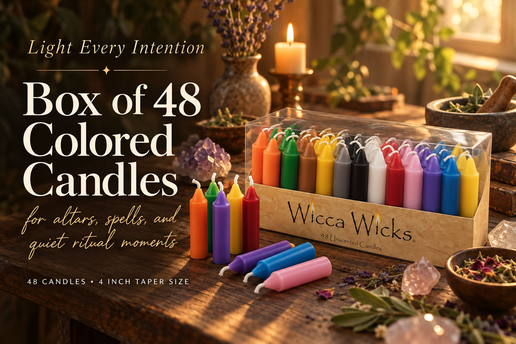 Colored candles for every intention