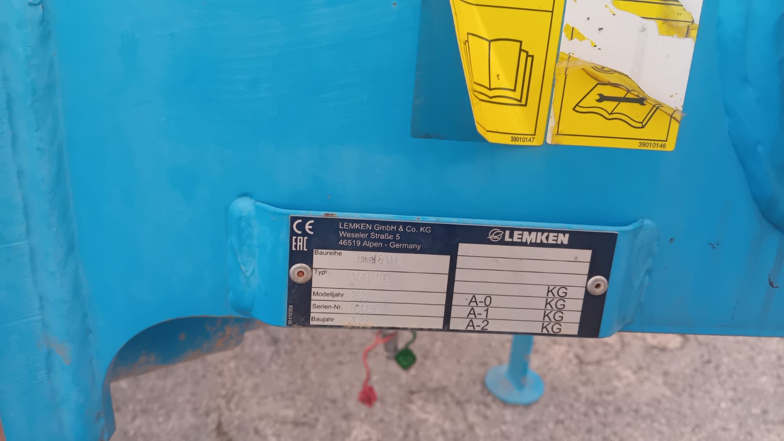 ARATRO PENTAVOMERE LEMKEN JUWEL 8M OF TIPO V4L100 — foto 3