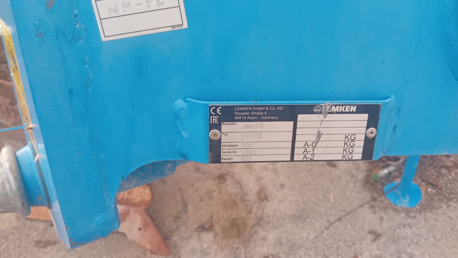ARATRO QUADRIVOMERE LEMKEN JUWEL 8M TIPO V4L 100 — foto 2