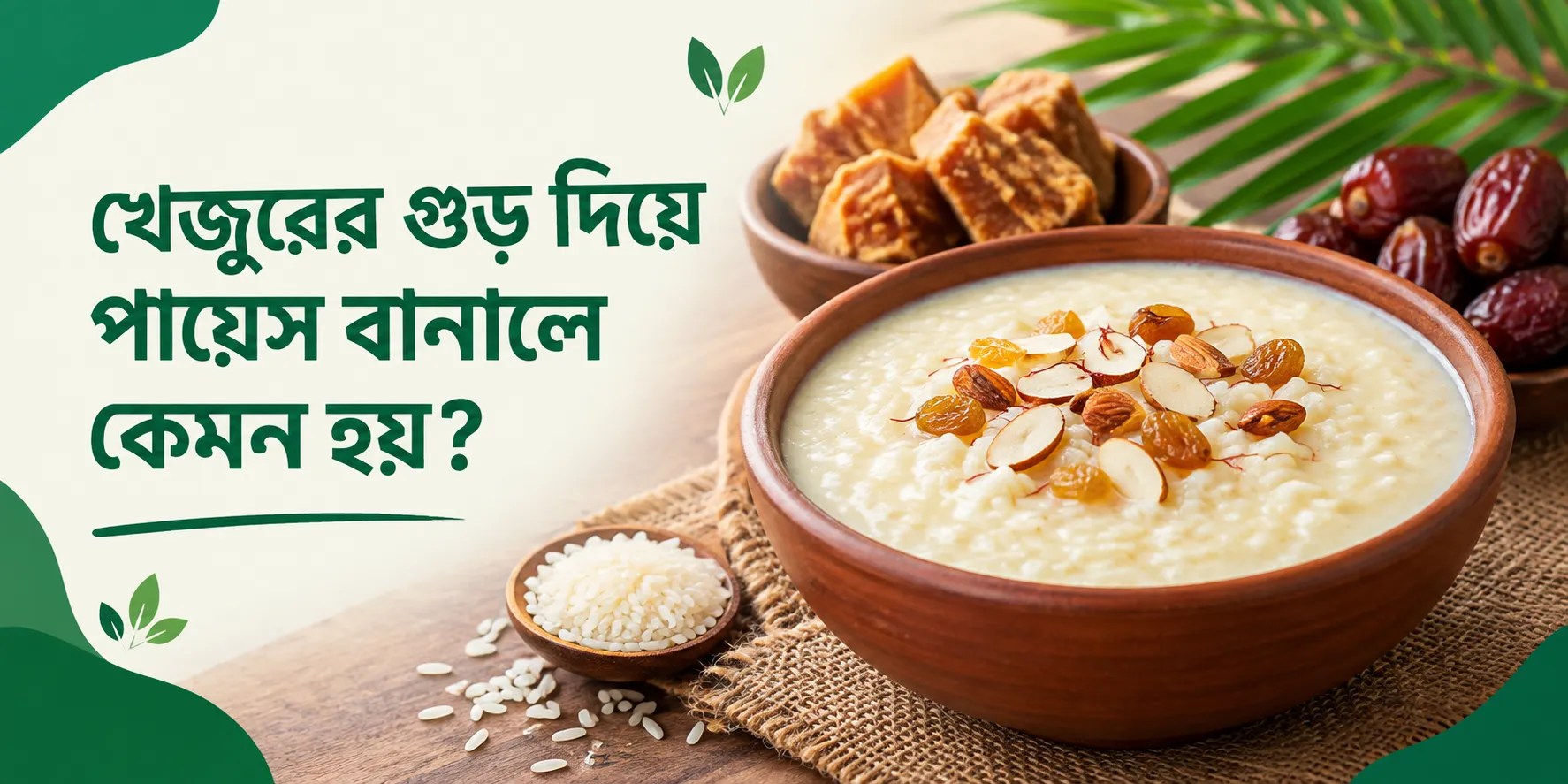 Making payesh with date molasses