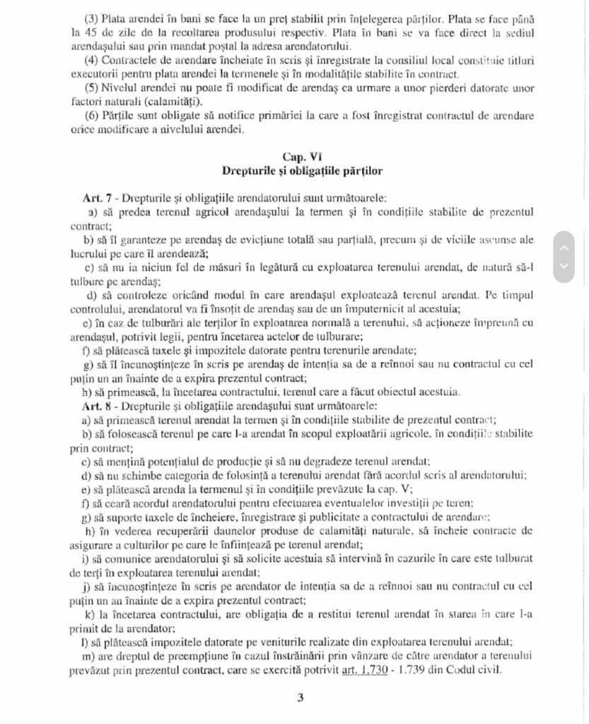 18/1991 şi ale legii nr.169/1997, cu. Model Contract Arendare Ce Presupune Èi Unde Se InregistreazÄ Contractul De ArendÄ Agromedia