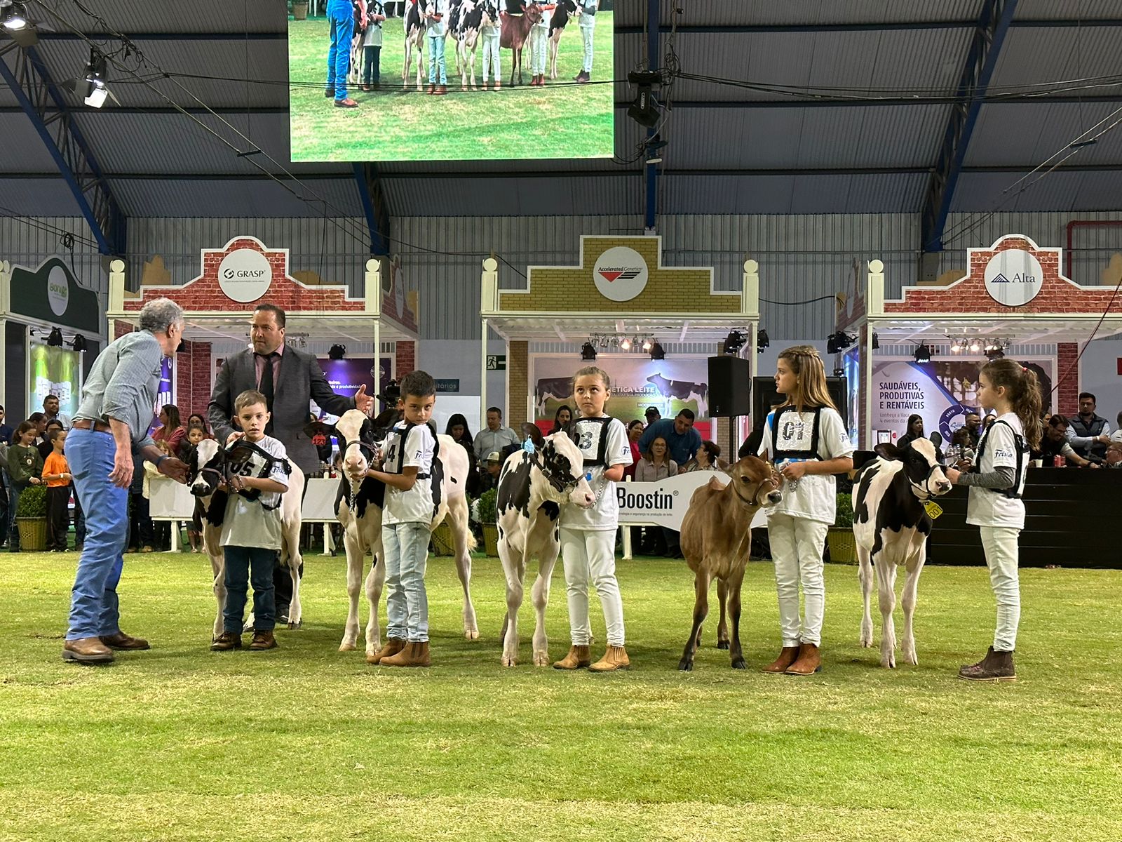  Clube de Bezerras da ExpoFrísia promove a aproximação das crianças com a pecuária leiteira
