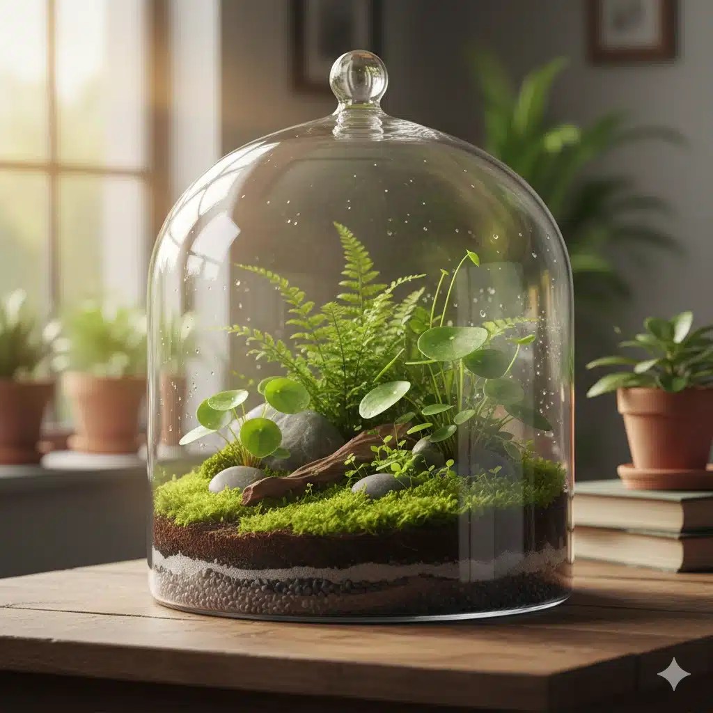 Terrário: como montar um jardim autossustentável