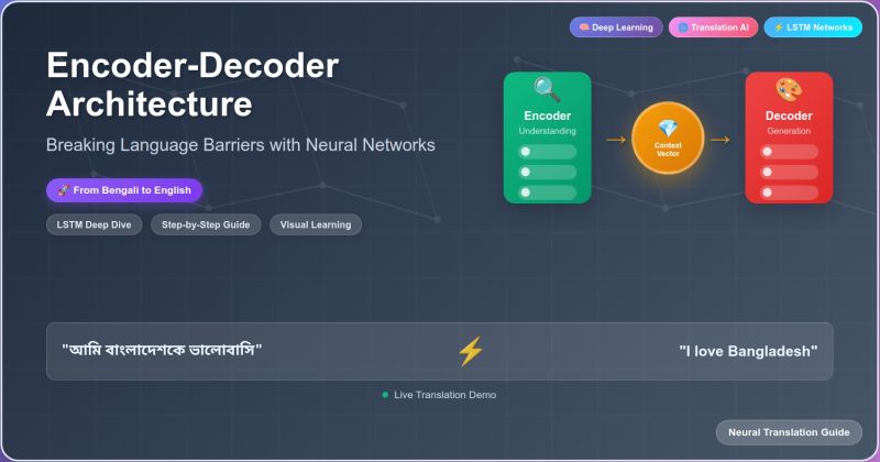 Understanding Encoder Decoder Architecture A Journey Through Language - Desktop Geometric Photos for Desktop