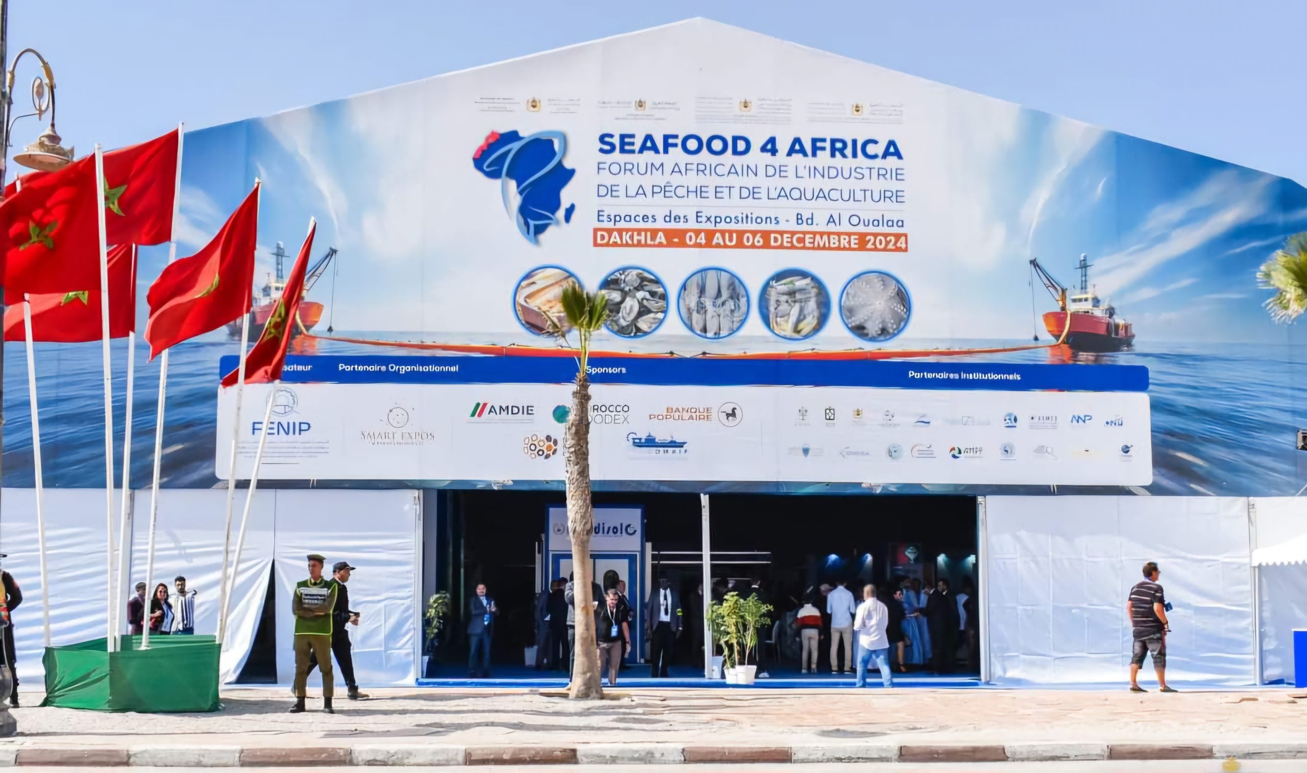 جدل واسع يرافق انطلاق “Seafood 4 Africa” بالداخلة.. ووكالة التواصل في قفص الاتهام بسبب “إقصاء” الإعلام المحلي جدل واسع يرافق انطلاق “Seafood 4 Africa” بالداخلة.. ووكالة التواصل في قفص الاتهام بسبب “إقصاء” الإعلام المحلي