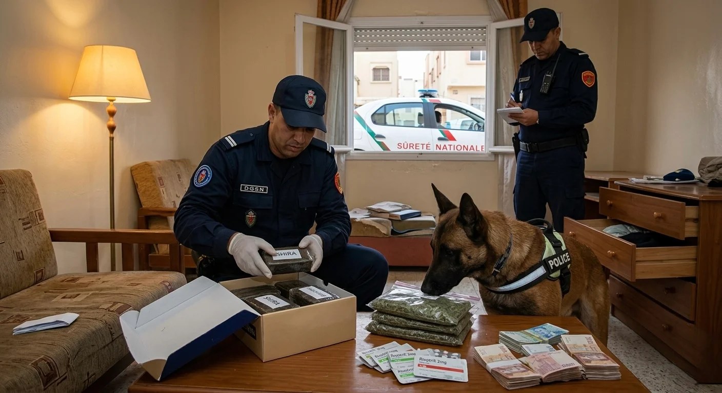 تفكيك نشاط لترويج &ldquo;الشيرا&rdquo; و&rdquo;القنب الهندي&rdquo; وحجز أقراص طبية بمدينة الداخلة