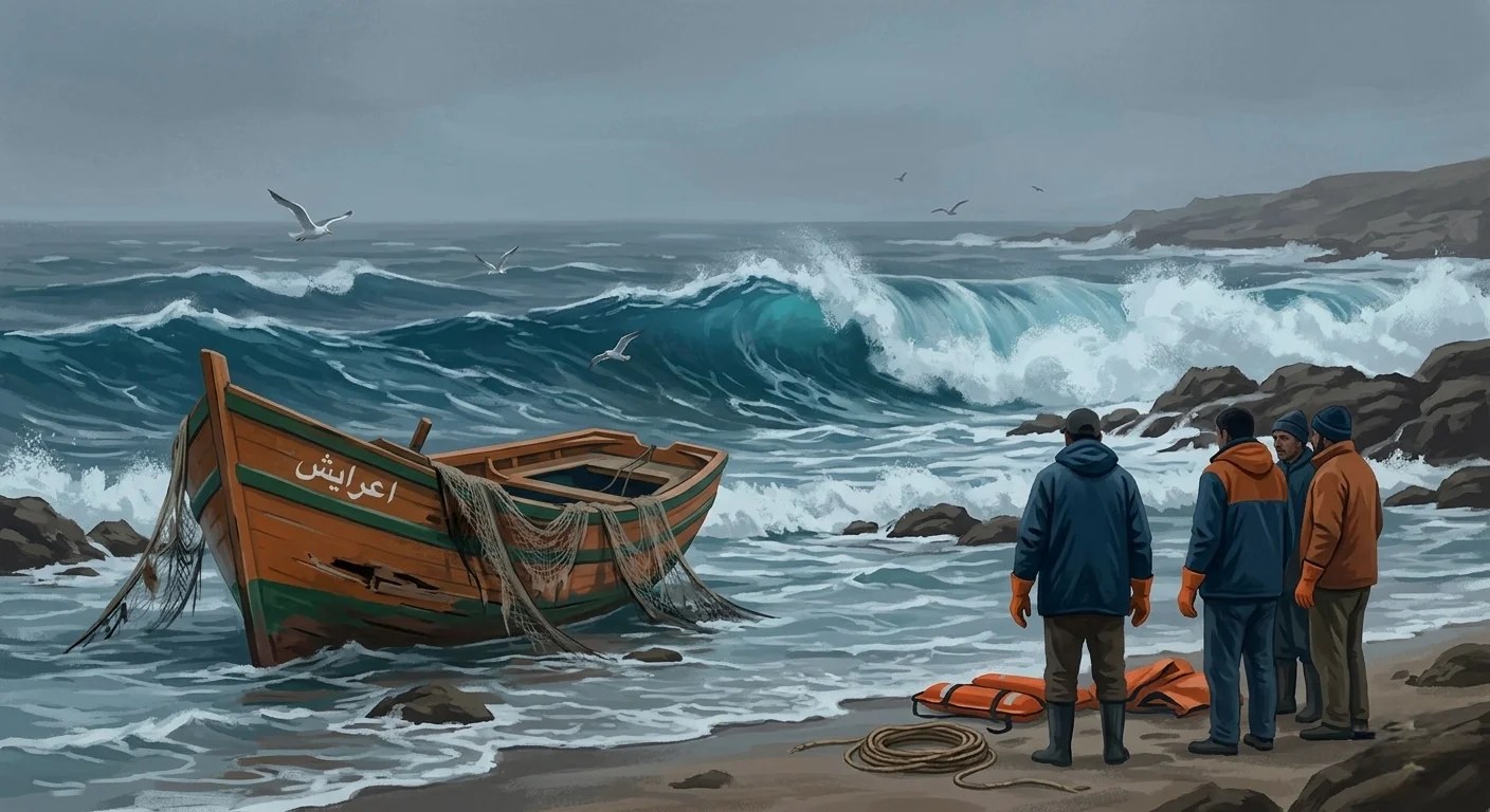 فاجعة بقرية الصيد &ldquo;اعرايش&rdquo;.. وفاة بحارين غرقاً في سواحل شمال الداخلة