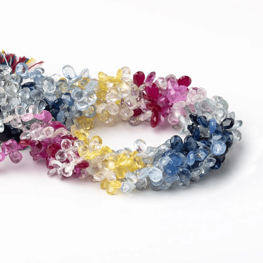 5×3-6x4mm Fancy Sapphire Faceted Pear