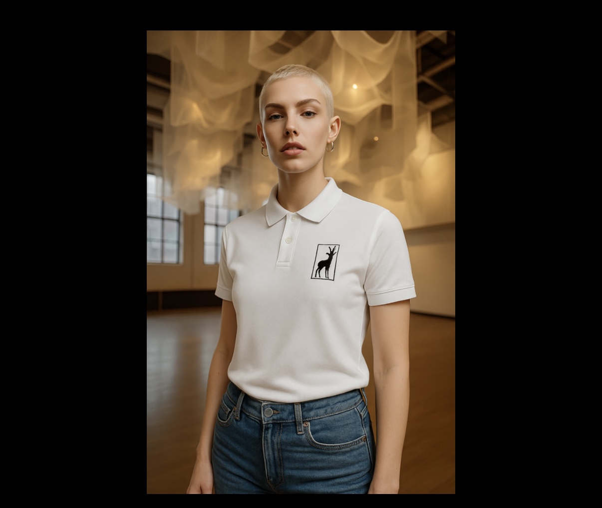 Animals Collection-My Dear Polo Shirt – White