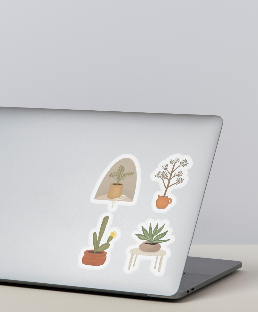 laptop decal mockup
