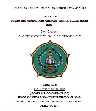Menyadari begitu pentingnya pengelolaan sdm dalam mencapai tujuan organisasi maka perusahaan dan pimpinan perlu meningkatkan perhatiannya terhadap karyawan . Pelatihan Dan Pengembangan Sumber Daya Manusia Ahmad Khoiri