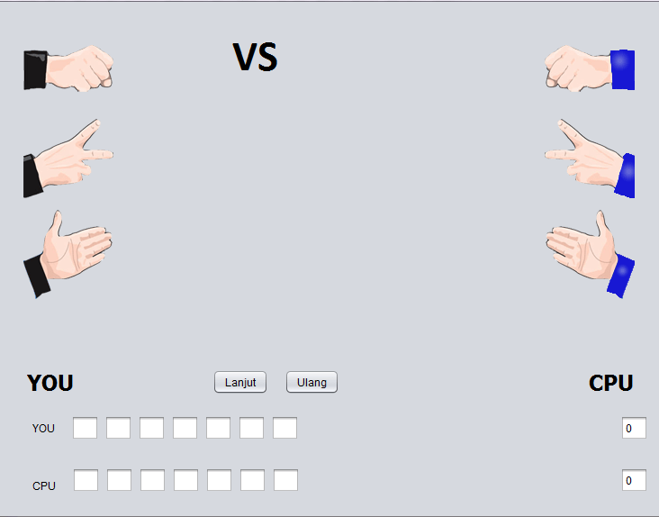 The wall will move faster and faster; Game Suit Dengan Java Netbeans Ahmad Hambali S Blog