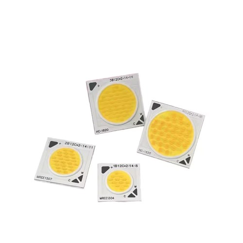 Close-up of high-quality COB and SMD LED chips Close-up of high-quality COB and SMD LED chips