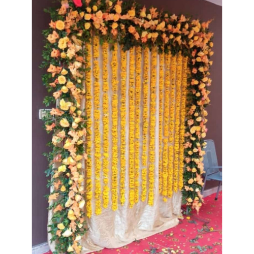 Minimalist floral backdrop