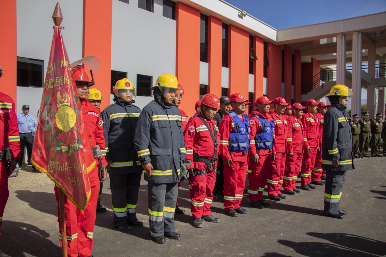 Dirección de Bomberos será fortalecida con equipamiento que entregará la Alcaldía de Tarija