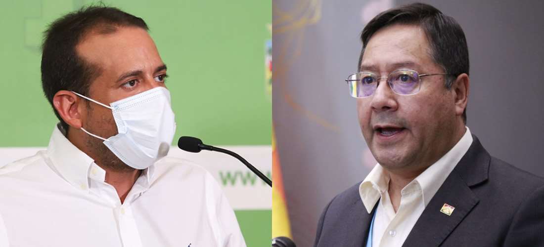 Camacho envía carta a Arce y le solicita reunión para hablar de salud, reactivación económica y Censo Nacional