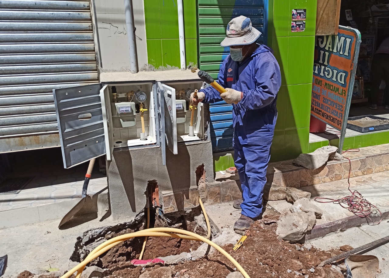 Oruro: YPFB Redes de Gas alerta que instalaciones clandestinas ponen en riesgo a la población