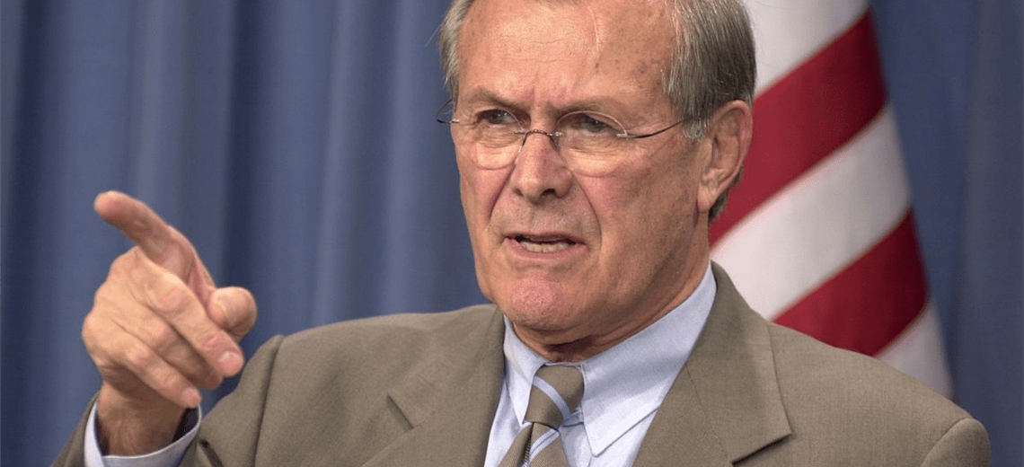 Muere Donald Rumsfeld, exsecretario de Defensa de Estados Unidos y uno de los artífices de la guerra de Irak
