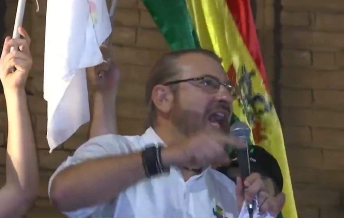Calvo advierte a Arce con desobediencia civil y habla de la ‘receta para tumbar dictadores’