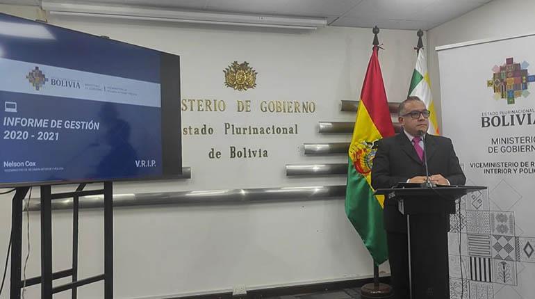 Cox destaca “desarticulación” de la RJC y baja definitiva de 11 policías en su informe de gestión