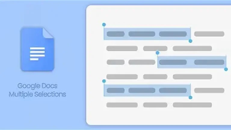 Google Docs se actualiza: ahora permite seleccionar múltiples textos al mismo tiempo