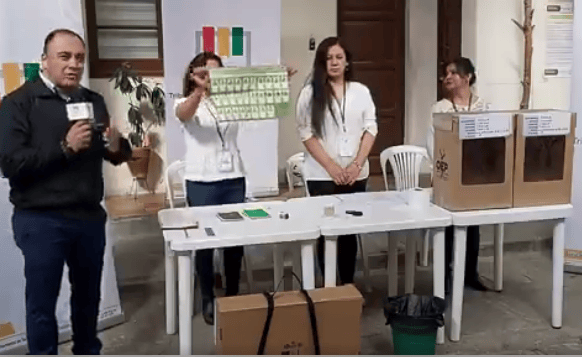 TED presenta papeletas para las elecciones en COSAALT el domingo 13 de agosto