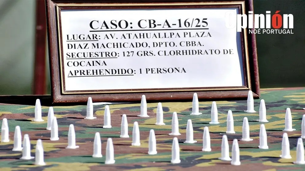Detienen a hombre con droga en envases plásticos en forma de bala