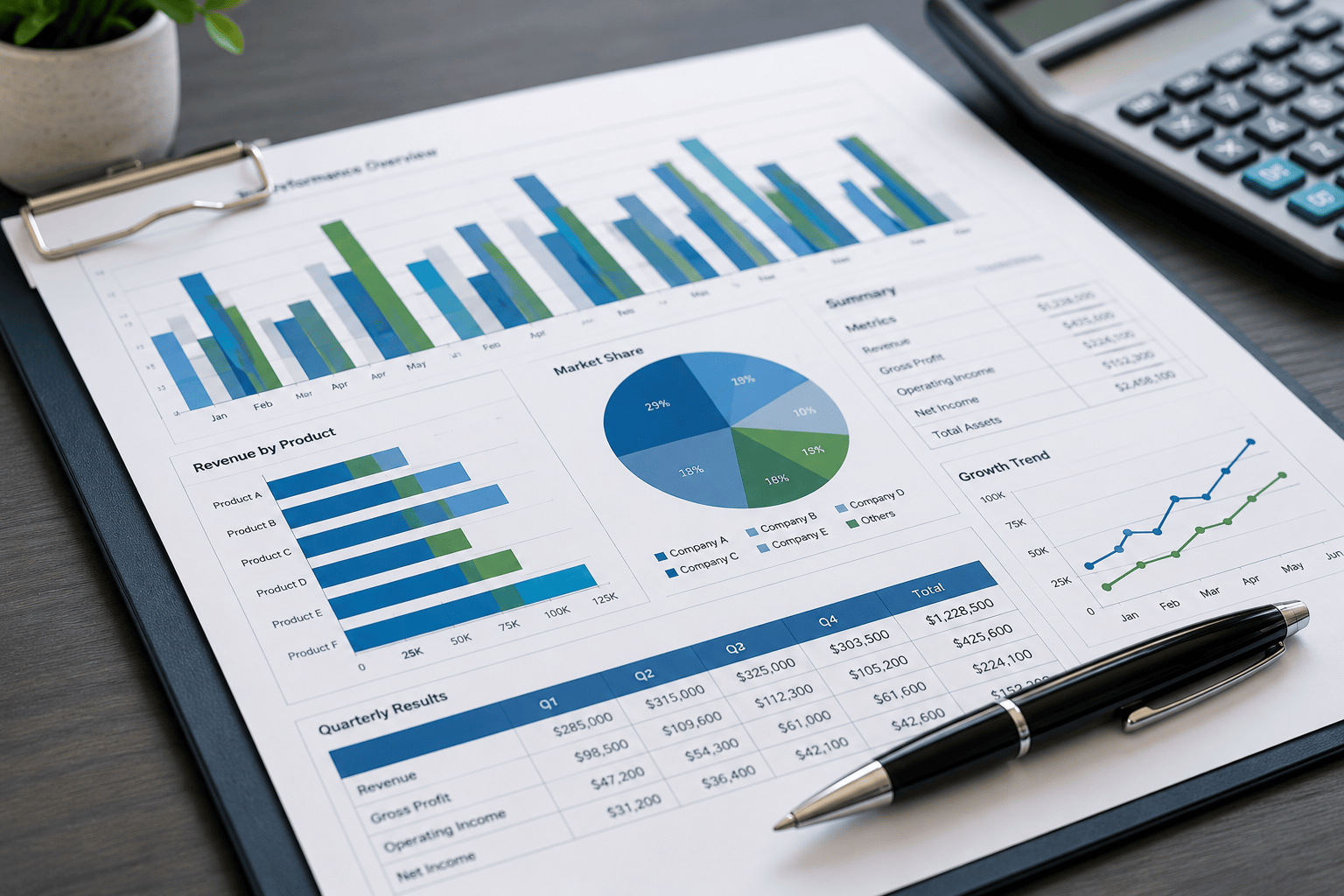 Business performance assessment and analytics