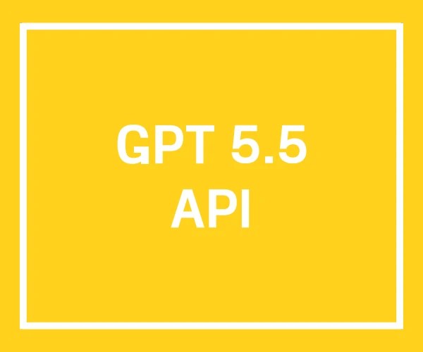 GPT 5.5 API