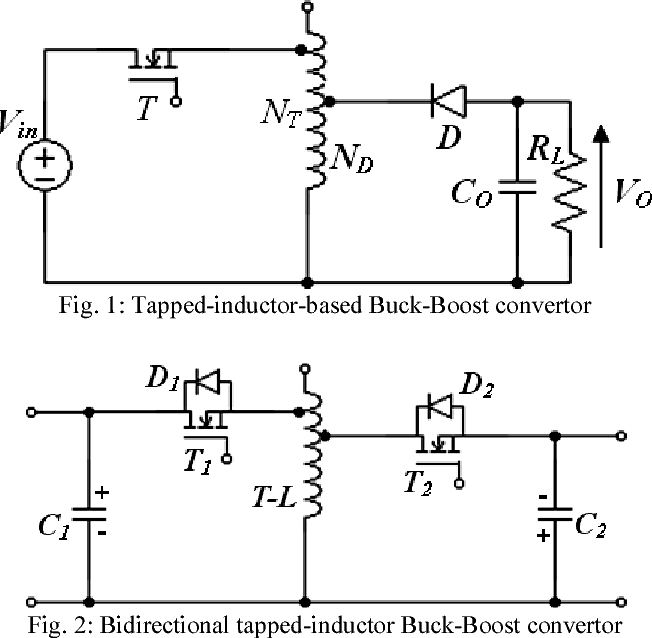 Bidirectional Tapped Inductor Based Buck Boost Convertor And