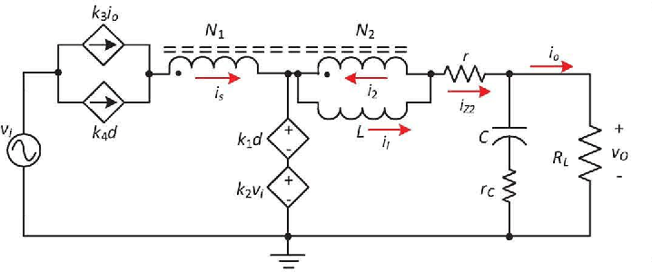 Duty Cycle And Input To Output Voltage Transfer Functions Of