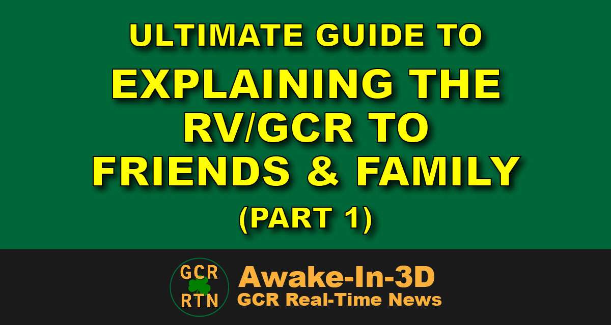 RV/GCR Basics: Part 1 of How to Explain the RV/GCR to Friends and Family