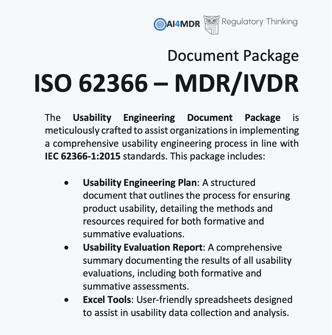 Usability Engineering Document Package
