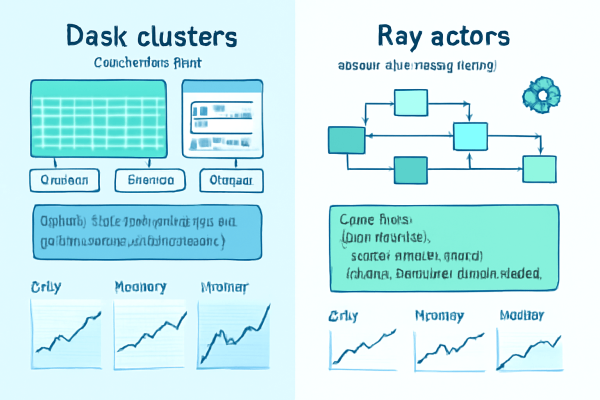 Python Dask and Ray data pipelines