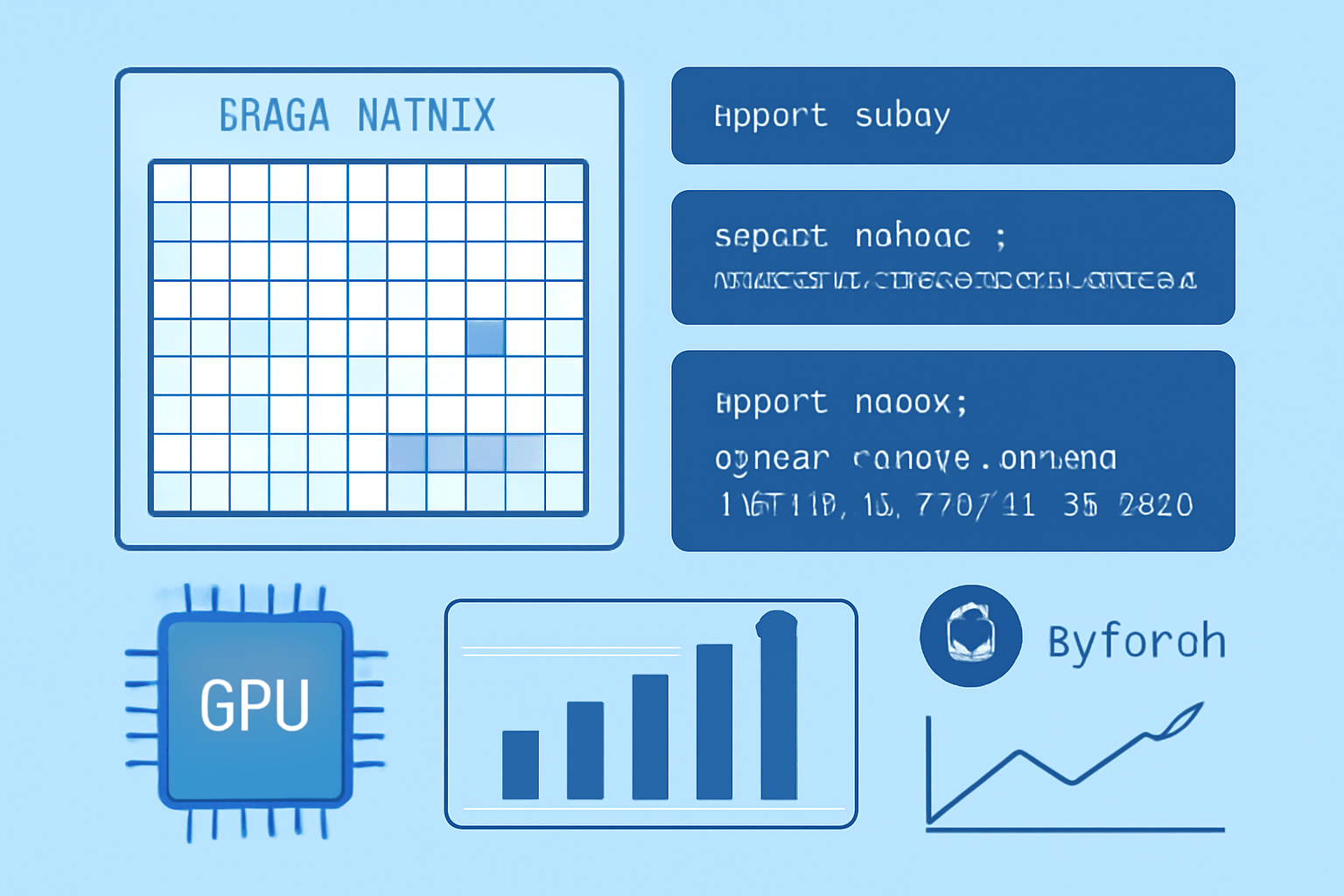 Efficient Sparse Matrix Algebra in Python for Mathematics