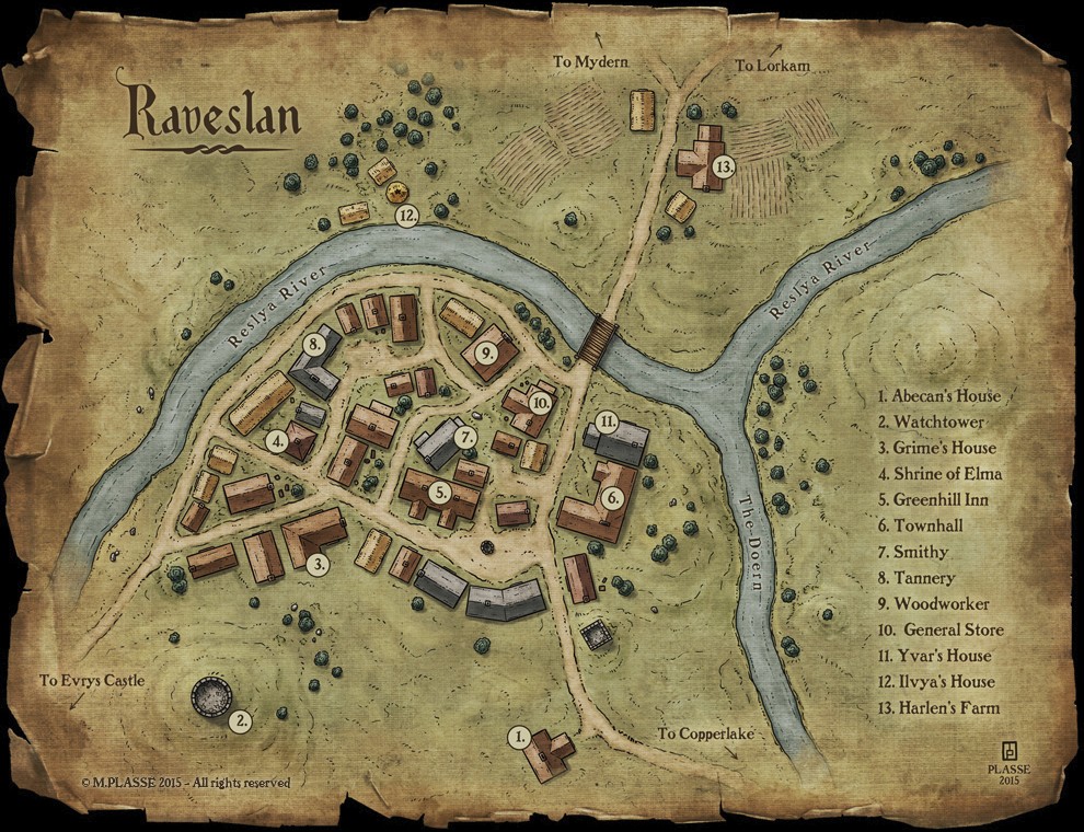 Cartes/Maps  Donjons & Dragons - D&D 5e