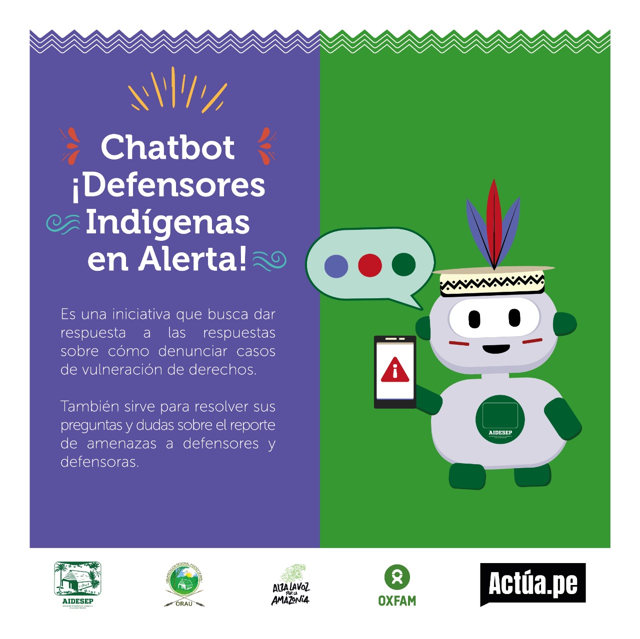 ¡Defensores indígenas en alerta!