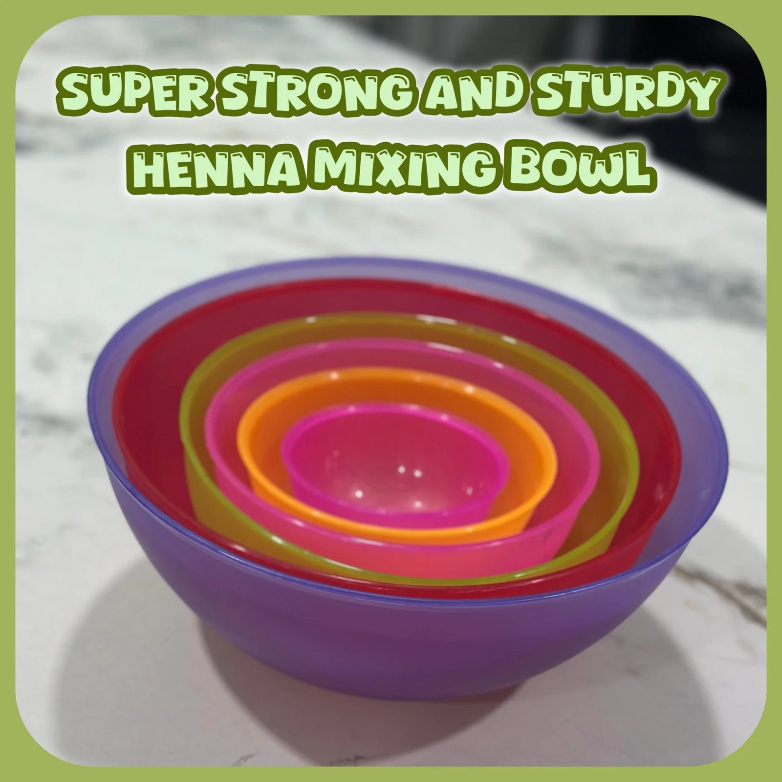Plastic Ovensafe Bowl (Random Colors)