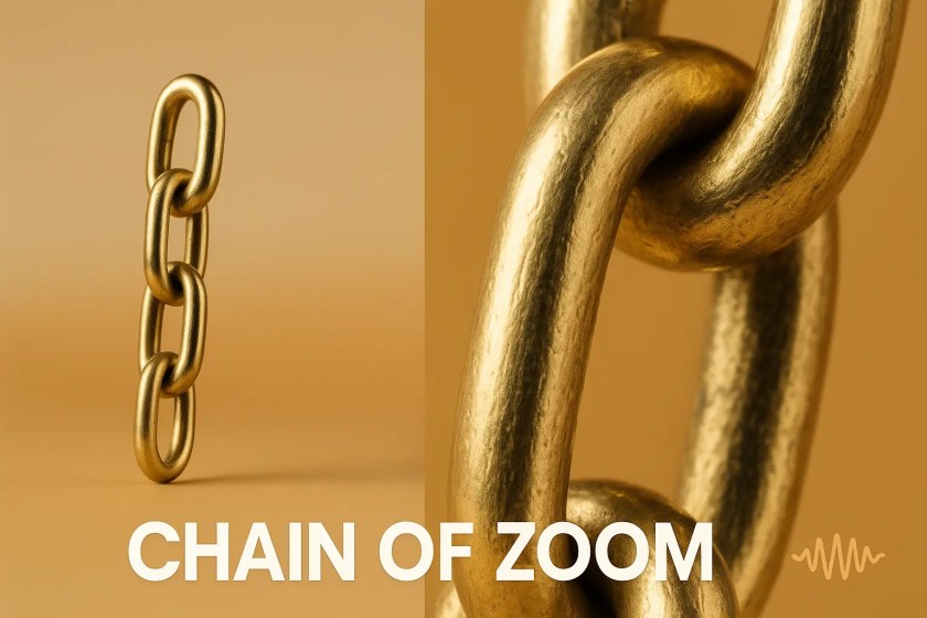 Chain of Zoom 개념 이미지