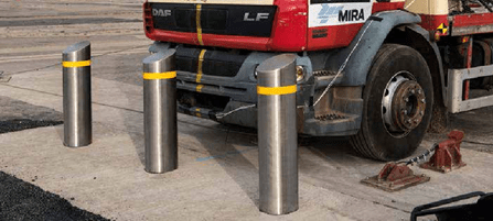 AIGS TruckStopper 9-50 (Single Shallow Mount Bollard) ASTM PAS 68 / IWA 14