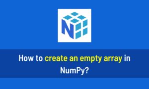 Create Empty Numpy Array Example Code Eyehunts - Download Perfect City Picture | Ultra HD