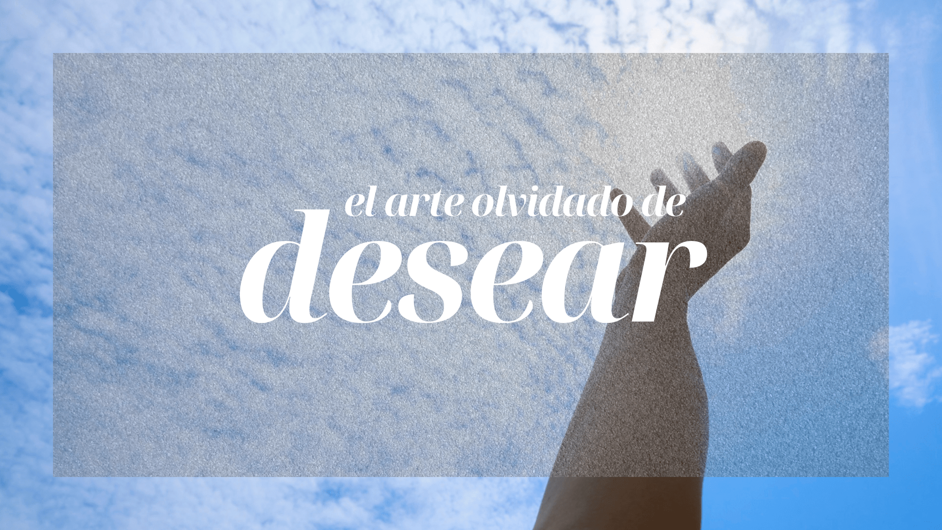 El arte olvidado de desear