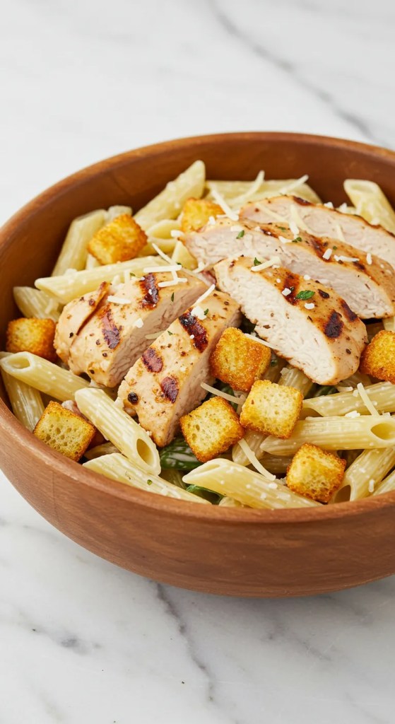 Chicken Caesar Pasta Salad