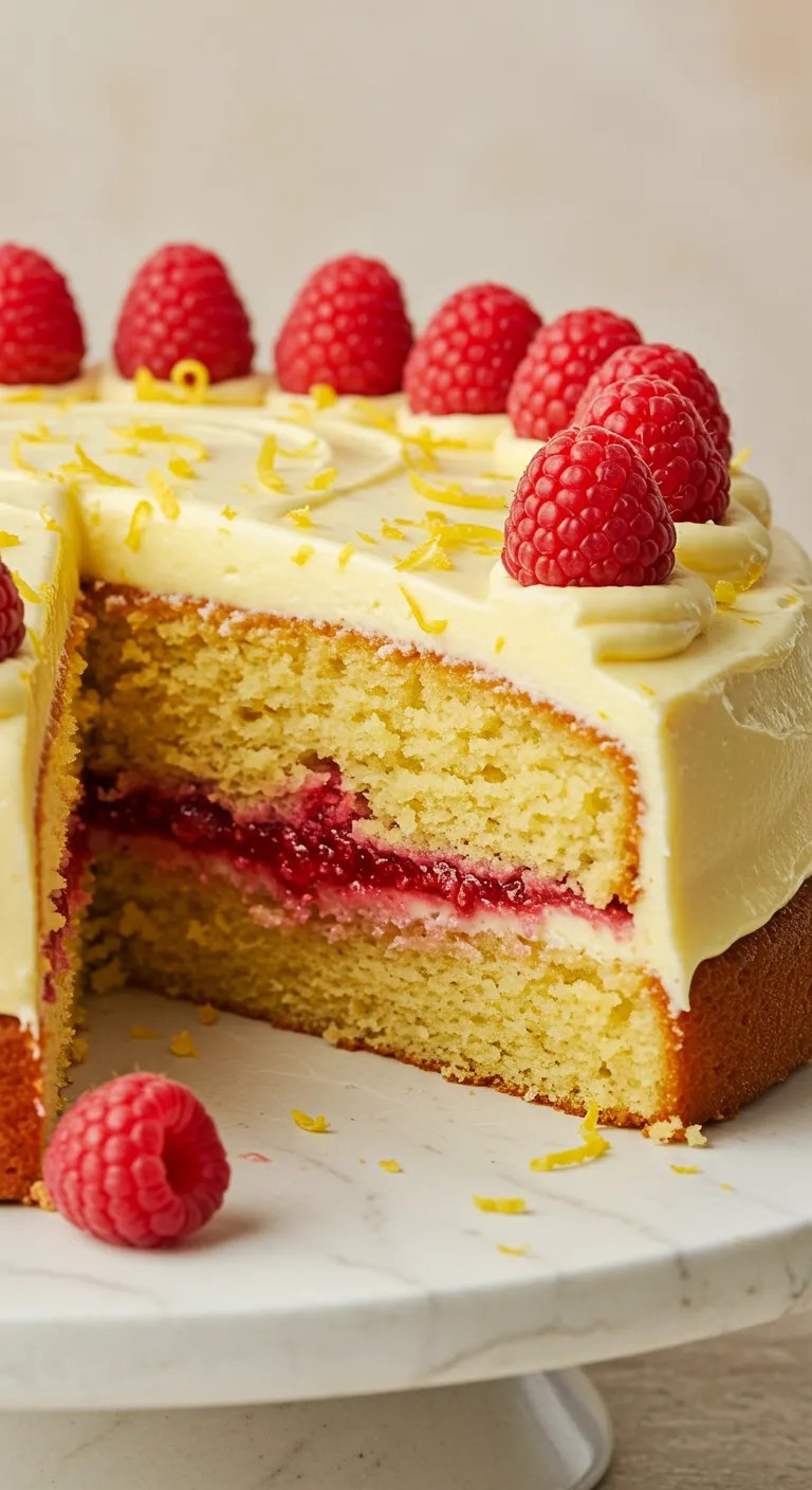 Raspberry Lemon Cake Recipe